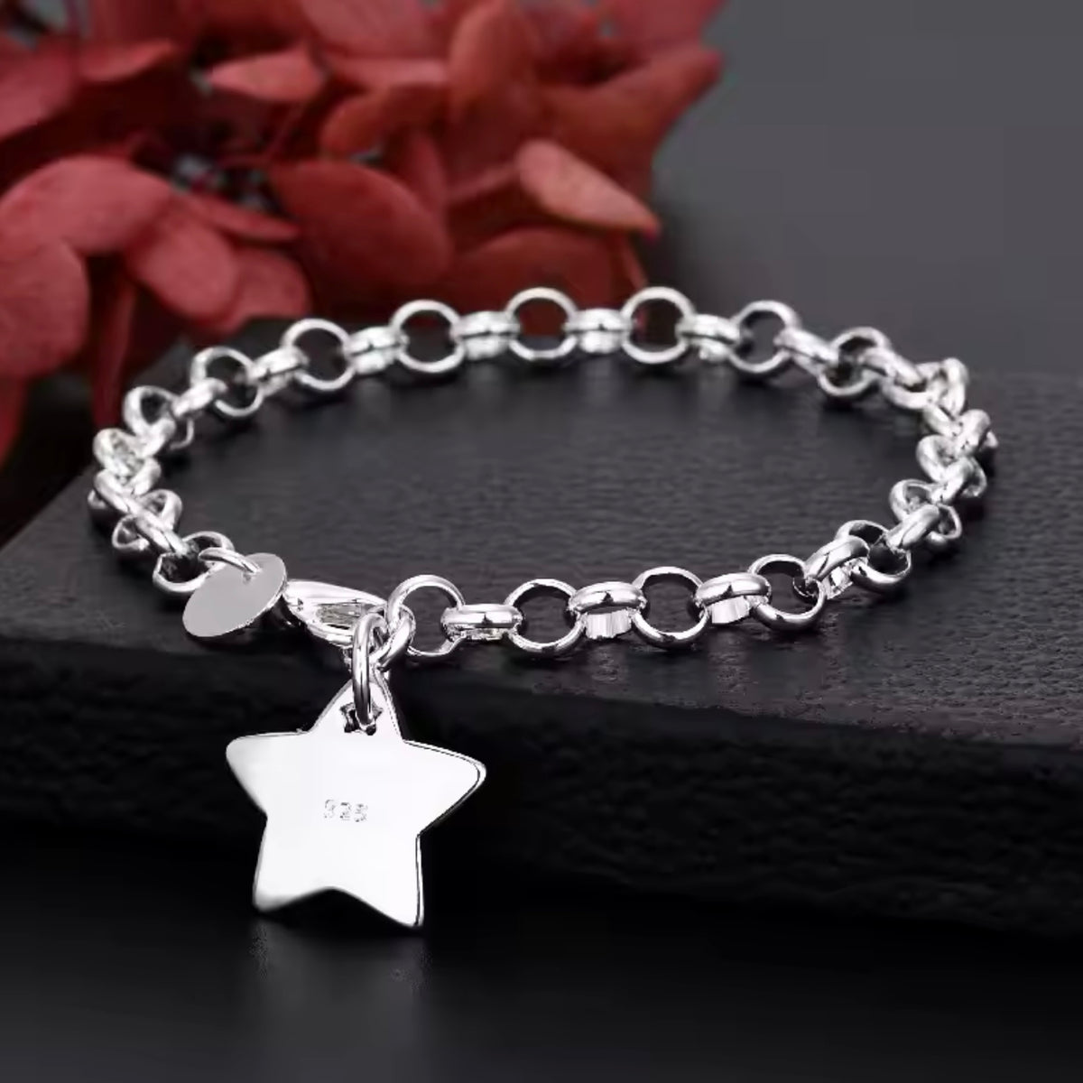 Hotsell Silver Star Charm Bracelet