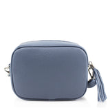 Leather Camera Bag - Blue