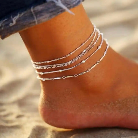 Five Chain Anklet