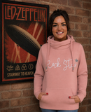 Luxury Cowl Neck Rock Star Hoodie - Sugar Poppy