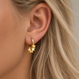 Star Fall Earrings - Gold