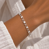 Sterling Silver Heart Chain Bracelet