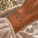 Tie String Heart Bracelet