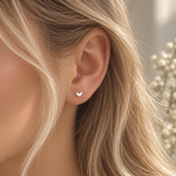 Tiny Heart Earrings