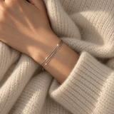 Silver String Bracelet