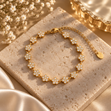 Crystal Flower Bracelet