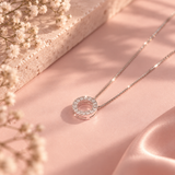 Circle Sparkle Necklace