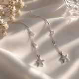 Star String Drop Earrings