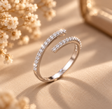 Crystal Twist Ring