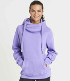 Luxury Cowl Neck Hoodie - Lavender