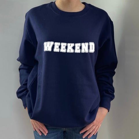 SECOND Weekend Sweatshirt - Midnight Blue - XL