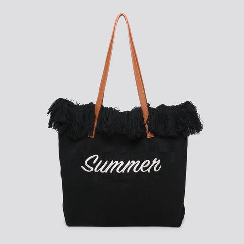 Summer Beach Bag - Black