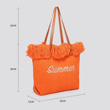Summer Beach Bag - Fuchsia