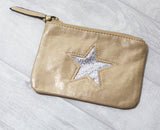 Large Star Coin Purse - Camel