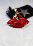 Diamanté Lips Keychain - 8 colours