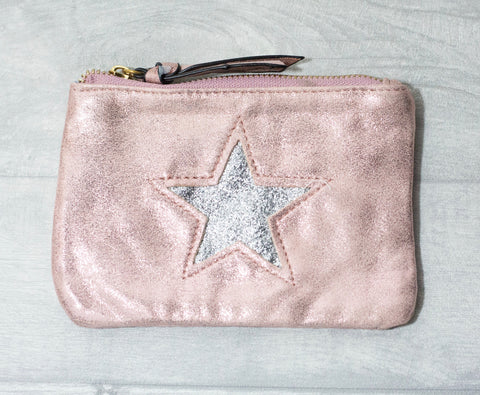 Large Star Coin Purse - Pink
