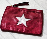 Large Star Coin Purse - Red