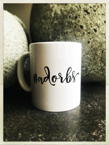 #Adorbs mug