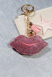 Diamanté Lips Keychain - 8 colours