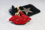 Diamanté Lips Keychain - 8 colours