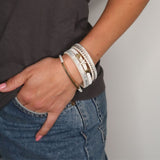 Vegas Star Wrap Bracelet - White