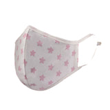 Pink Star Cotton Face Mask