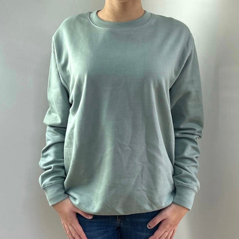 Luxury Sweatshirt - Sage - LARGE