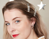 STAR Diamanté and Pearl Hair Clip