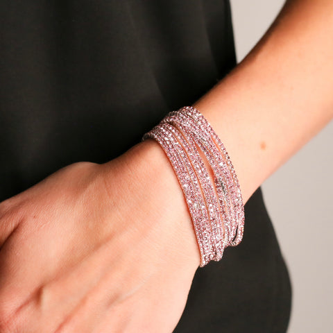 Eira's Glitter Bands - Pink