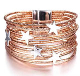 Star Wrap Bracelet - Rose Gold