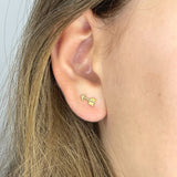 Arrow Stud Earrings - Gold