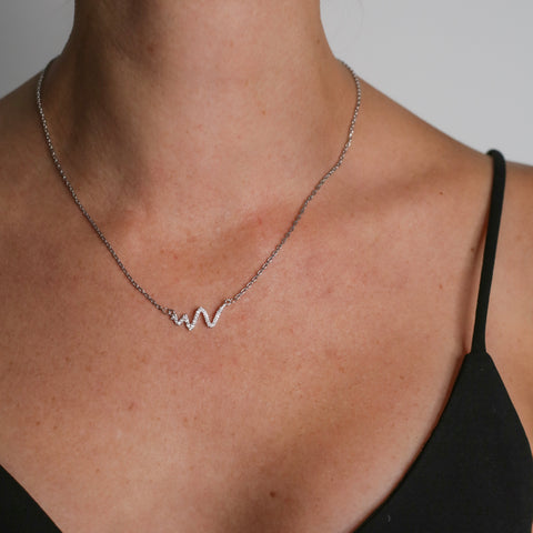 Crystal Wave Necklace