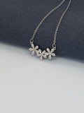 Glitter Flower Necklace