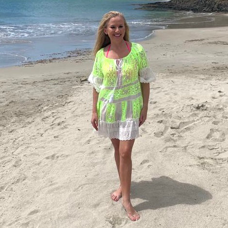 Isabella Aztec Summer Dress - Yellow Lovely Eira Isabella Aztec Summer Dress - Yellow Lovely Eira