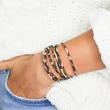 Leopard Print Wrap Bracelet