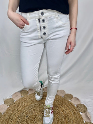 Isaac Jeans - White