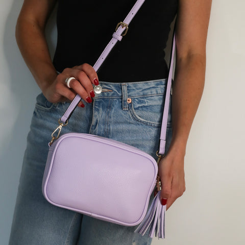 Camera Bag & Plain Strap - Lilac