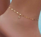 Starfish Anklet - Gold