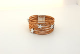 Star Wrap Bracelet - Rose Gold