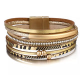 Leopard Ring Bracelet - Gold