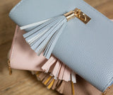 Tizzy Tassel Purse - Blue